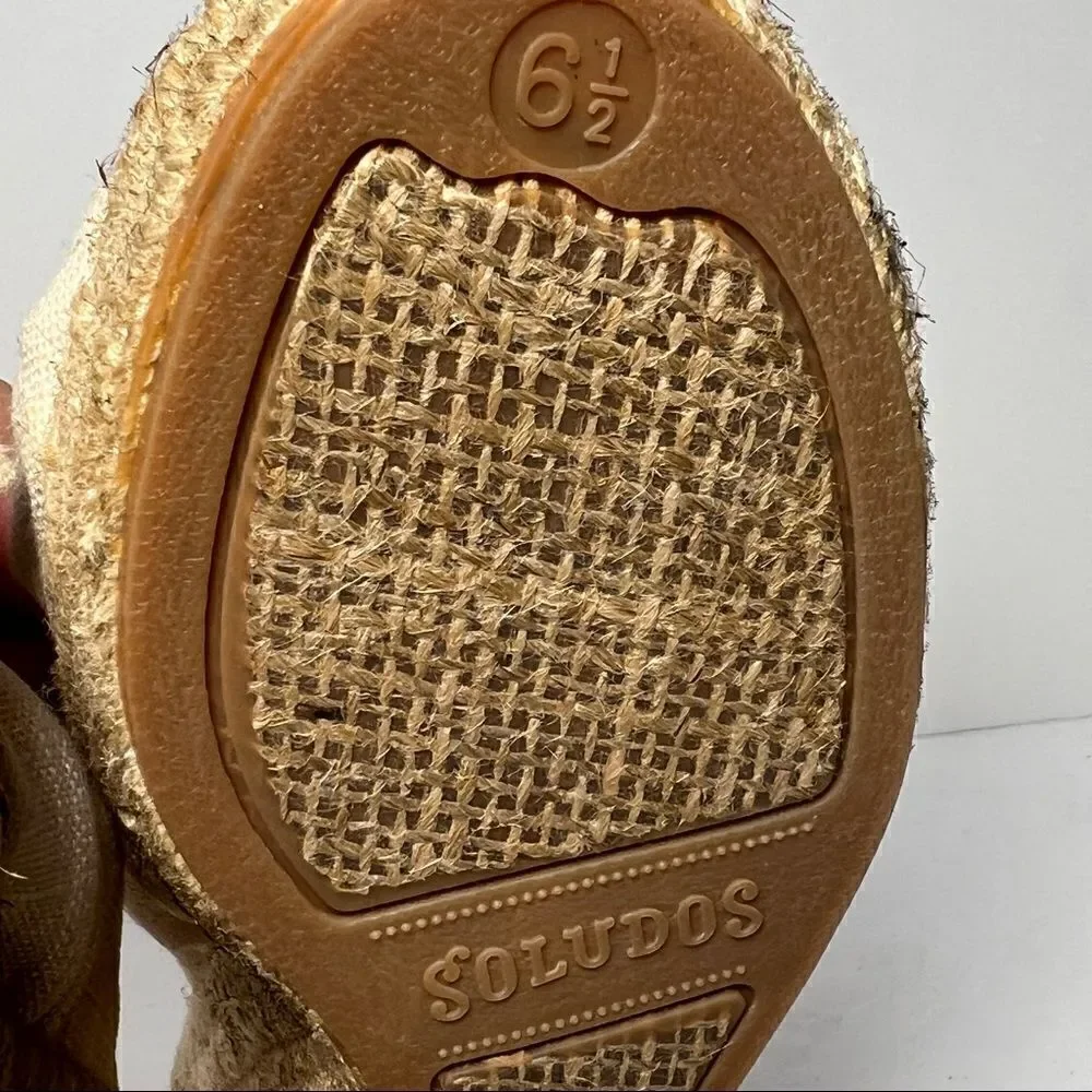 Soludos espadrille ivory size